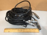 Belden 9267 75ohm Triax VW-1 Cable w/ B38 Television Camera / CCU Cables -3pcs