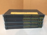 Cisco Catalyst 2960 Series Switches w/24 Ports - 4pcs