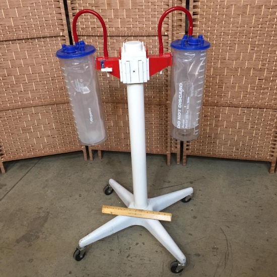 Baxter Medi-Vac CRD Suction Canisters with Mobile Stand