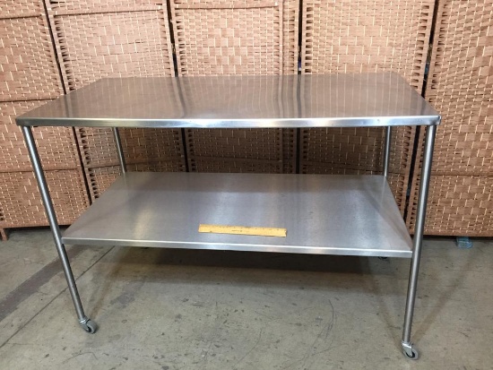 Medical / Surgical Stainless Steel Table 2ft x 4ft x 34"