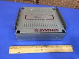 Stainless Steel Synthes Cannulated Screws EMPTY Carrying Storage Case Tray