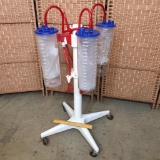 Baxter Medi-Vac CRD Suction Canisters with Mobile Stand