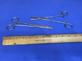 Zimmer 1266-01 & 1266-03 Harrison Spinal Hook Holders / Surgical Instruments - 2pcs