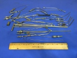 Assorted Medical Surgical Instruments / Frazier Suction Tubes
