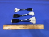 Dell DMS-59 to Dual DVI Y Dongle Adapter Cable - 3pcs