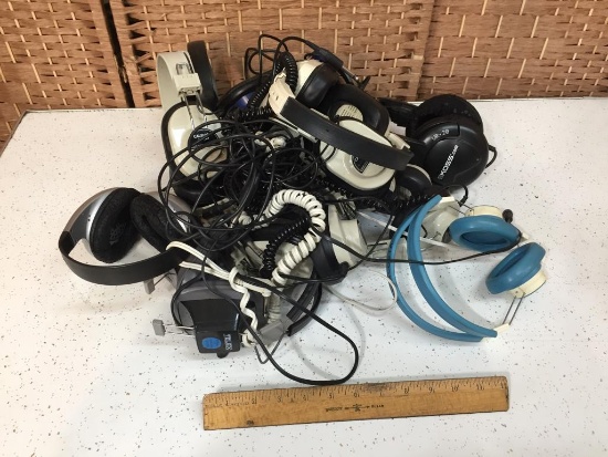 Assorted Califone Telex Koss Headphones - 13pcs
