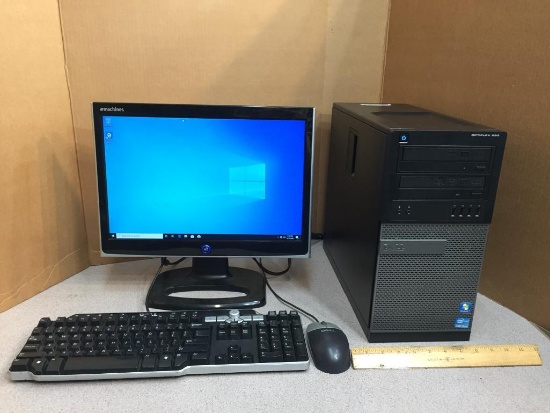 Dell Optiplex 990 Intel Core i5-2500 3.3GHz 16GB 250GB Win 10 Pro Desktop Computer