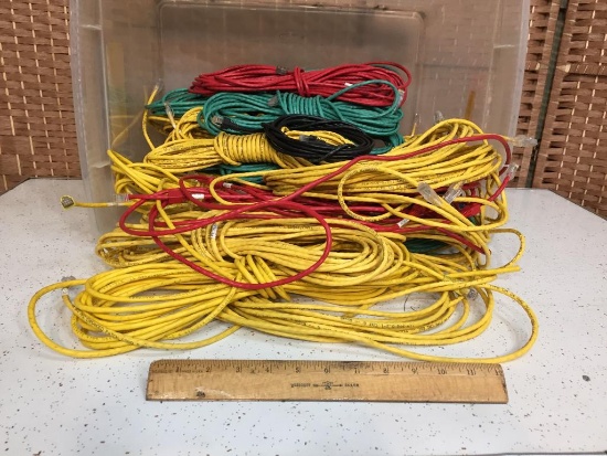 Assorted Colors RJ45 Cat6 Cat5 Network Cables - 25+pcs