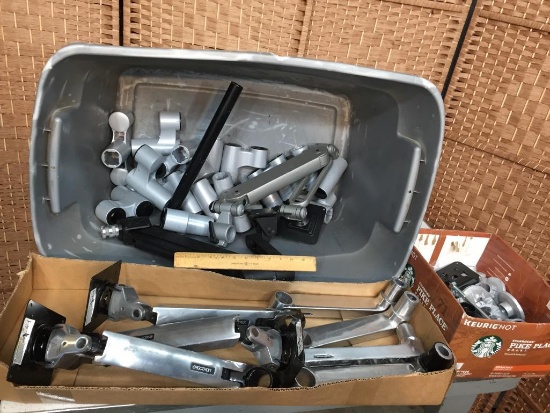 Assorted Ergotron LCD Panel Monitor Desk Mount Arm Parts