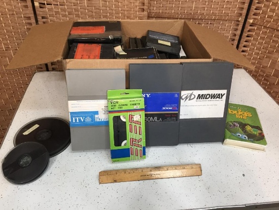 Assorted Video Tapes