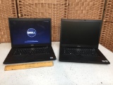 Dell Latitude E6500 Intel Core 2 Duo T9600 2.8GHz 4GB 250GB NO OS - 2 laptops