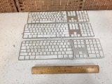 Apple A1243 Wired USB Keyboards - 3pcs