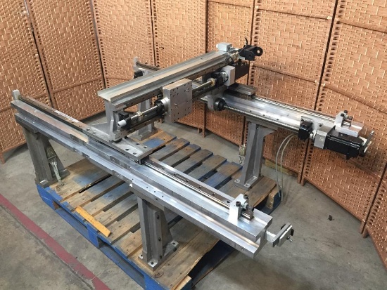 Custom X/Y Industrial Conveyor Pick & Place System with Omron U75030VA-S1 Stepper Motor