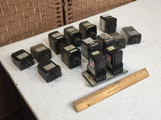 Assorted ActionPak Instruments Relays Signal Conditioner Modules PLC - 14 pcs