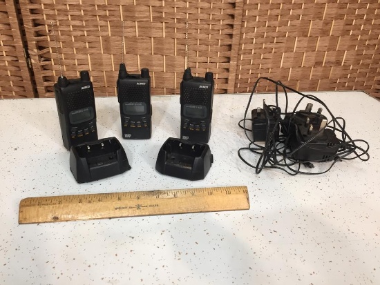 Alinco DJ-446 UHF FM 2 Way Radios - 3pcs