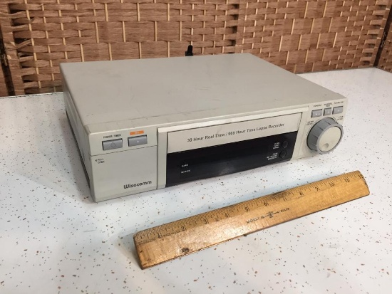 Wisecomm TLV1280A Surveillance 960HR Time Lapse Video Cassette Recorder VCR