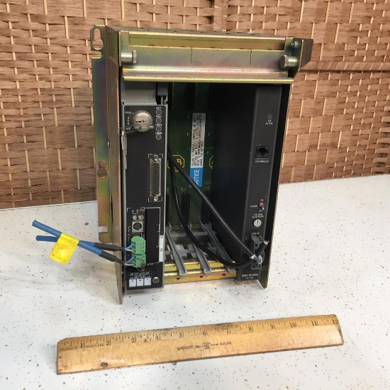 Allen Bradley 1771-A1B 4 Slot I/O Chassis PLC Computer PLC-5/30 & 1771-P4S Modules