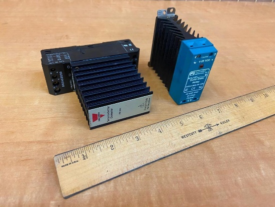 Carlo Gavazzi RN2A23D30 & CI Continental Industries RSDA-660-25-1D0 Solid State Relays - 2pcs