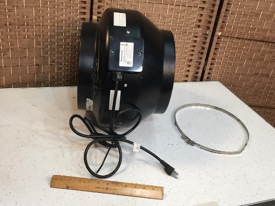Hurricane 736590 12" Comercial Centrifugal Inline Duct Fan