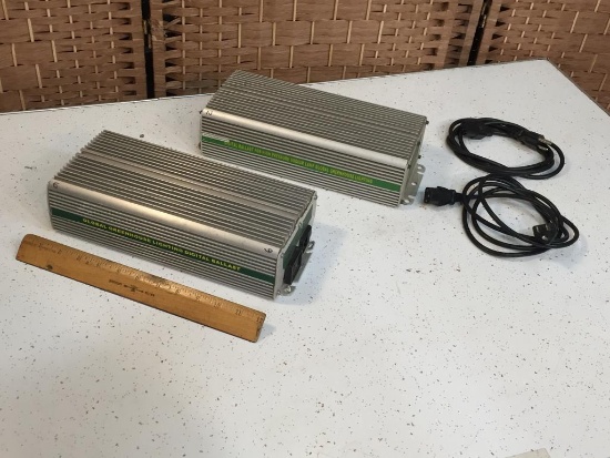 Global GreenHouse Lighting LT600WS Hydroponic Grow Light / Digital Ballast for HPS Lamp - 2 pcs