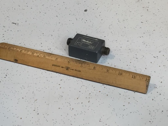 Vintage Rare Melabs Model X-1467 Inline RF Filter