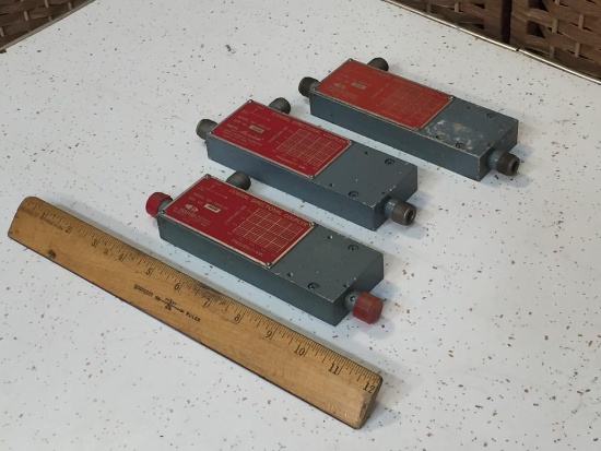 Narda 3044-20 RF / Microwave / 4-8GHz Coaxial Directional Couplers - 3pcs