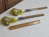 Omega PR-12-2-100-1/4-12 Cast Iron RTD Temperature Probe w/ TX94 Miniature Temp Transmitter - 2pcs