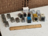 Assorted Relays / Time Delay Relays / Timers / Omron / Potter & Brumfield / MagnetCraft - 16 pcs