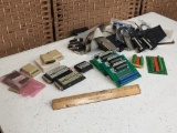 Assorted Electronic Parts / 68HC12 Debugger / DB50 breakout & Relay Board / Serial Converter