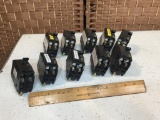 Square D 2P 30A & 20A Circuit Breakers -10 pcs