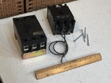 Westinghouse 50A 480V & General Electric GE 225A 240VAC 3 Poles Circuit Breakers - 2pcs