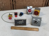 Assorted Production Line Control Switches - 7pcs