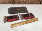 Dell M639J ATI Radeon HD 4670 512MB PCIe Video Cards - 2pcs