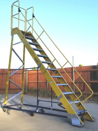 Louisville 12 Step Electrically Insulated Fiberglass Stock Ladder