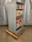 Assorted Books with Metal Bookshelves - 2 pcs