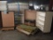 Lot with 3 Bookshelves with Doors