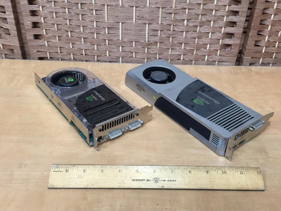nVidia Quadro Video Cards - 2pcs