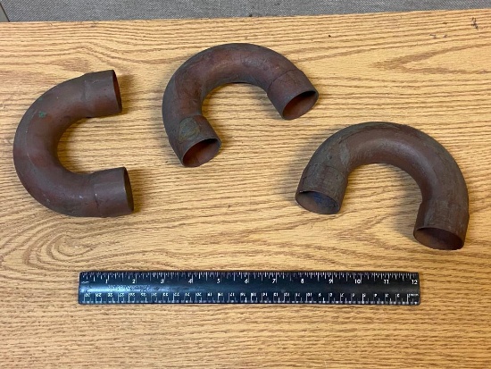 180 Degree Return Bend Copper Fittings - 3pcs