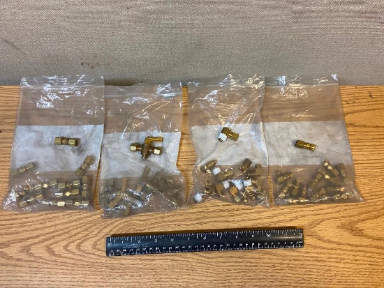Compression Brass Couplings & Brass Compression Plug Valves