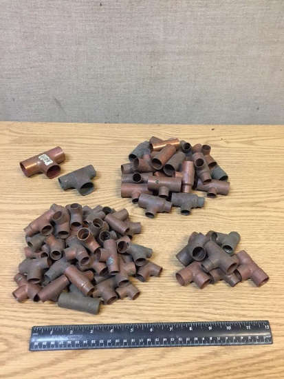 Assorted Sizes Copper Tee Couplings