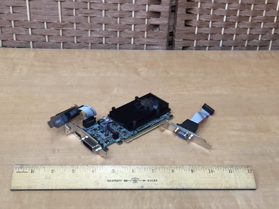 EVGA / nVidia GeForce GT 610 2GB DDR3 Low Profile Half Height DVI HDMI PCIE Video Card