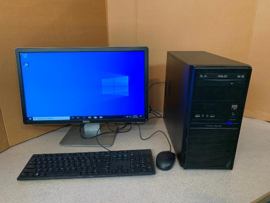 Cooler Master Mini Tower 22" LCD Intel i5-4440 3.1GHz 8GB 1TB HDMI Win 10 Desktop Computer