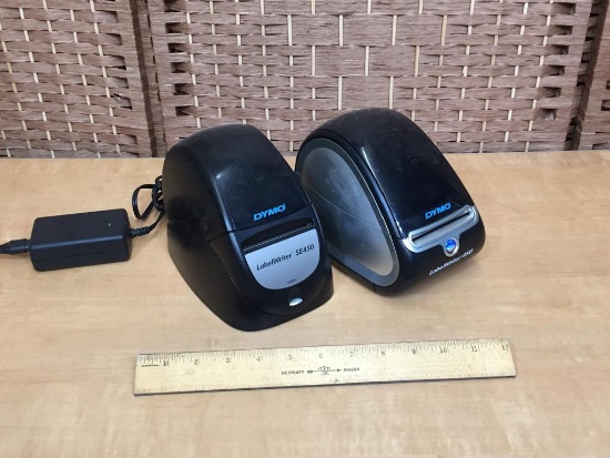 Dymo LabelWriter 450 & LabelWriter SE450 Shipping Thermal Label / Barcode Printers - 2pcs