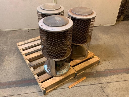 National Riverside Universal Model 100R Propane Heaters - 3pcs