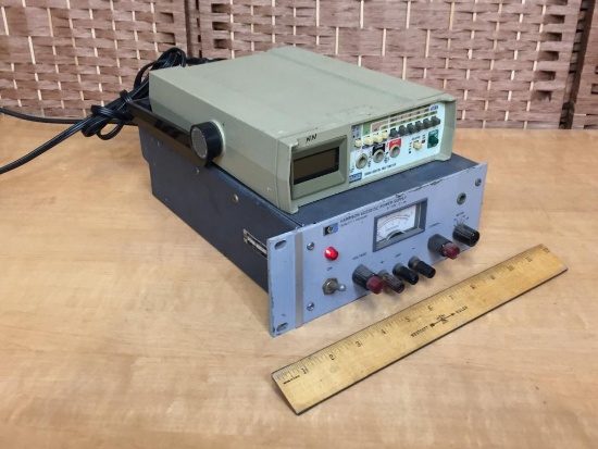 Hewlett Packard 6203B DC Power Supply 7.5V 3A & Fluke 8050A Digital Multimeter