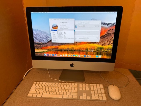 Apple iMac 12,1 A1311 21.5" LCD Intel Core i5 2.5GHz 4GB 500GB Mac OS High Sierra Desktop Computer