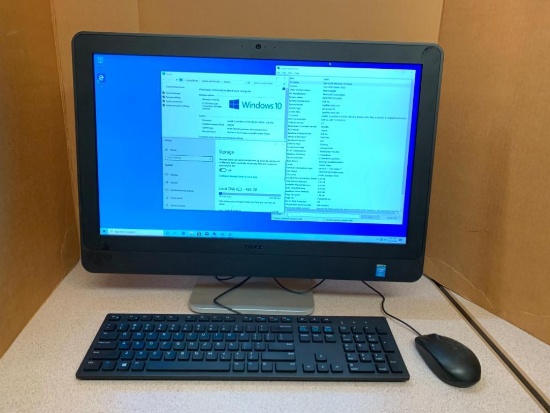 Dell Optiplex 9020 23" LCD AIO Intel i5-4570S 2.9GHz 8GB 500GB HDMI Win 10 Desktop Computer