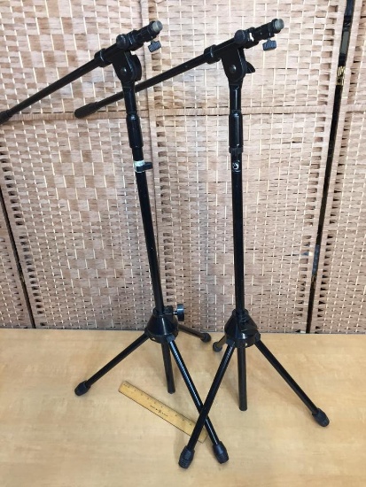 On-Stage Professional Mic Microphone Stand / Tripod / Boom Arm - 2pcs