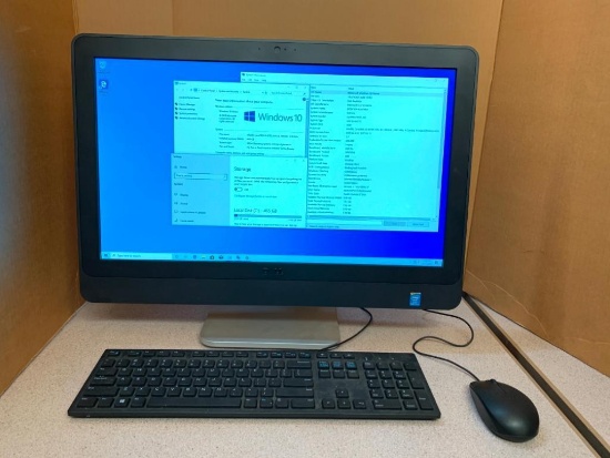 Dell Optiplex 9020 23" LCD AIO Intel i5-4570S 2.9GHz 8GB 500GB HDMI Win 10 Desktop Computer