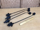 Shure MX418 Microflex Gooseneck Microphones - 4pcs